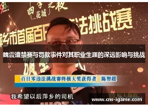 魏震遭禁赛与罚款事件对其职业生涯的深远影响与挑战 魏震遭禁赛与罚款事件对其职业生涯的深远影响与挑战